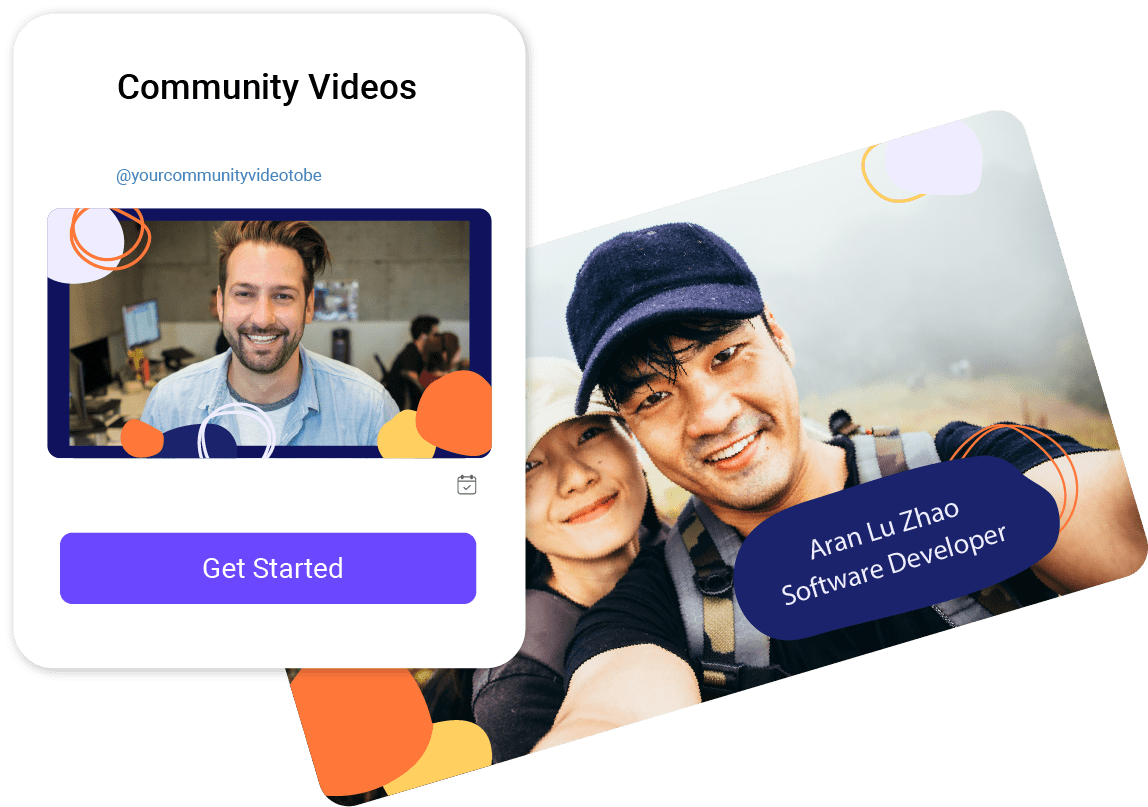 invite upload and create community video vloggi
