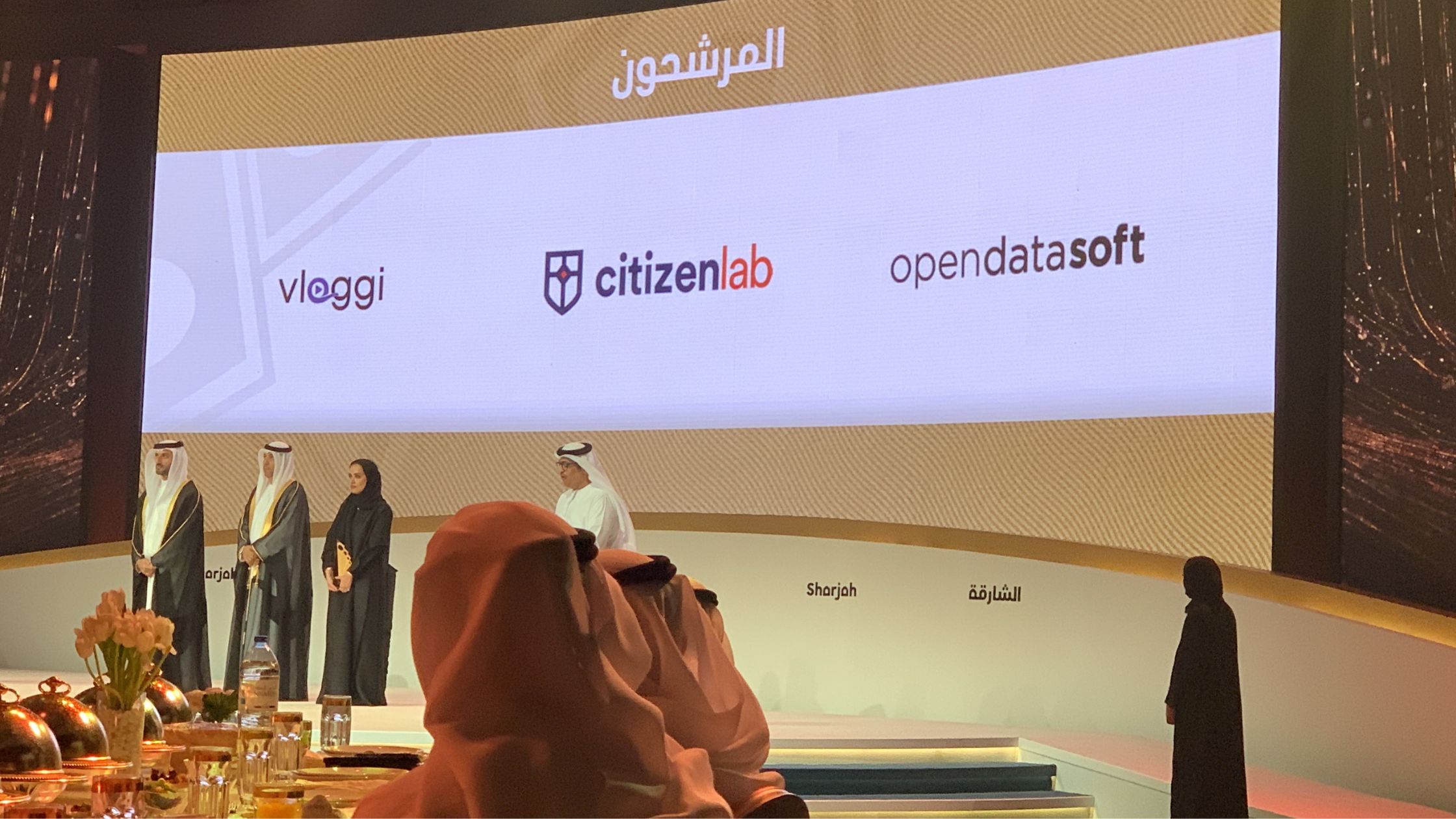 Vloggi at the International Government Communications Award in Sharjah