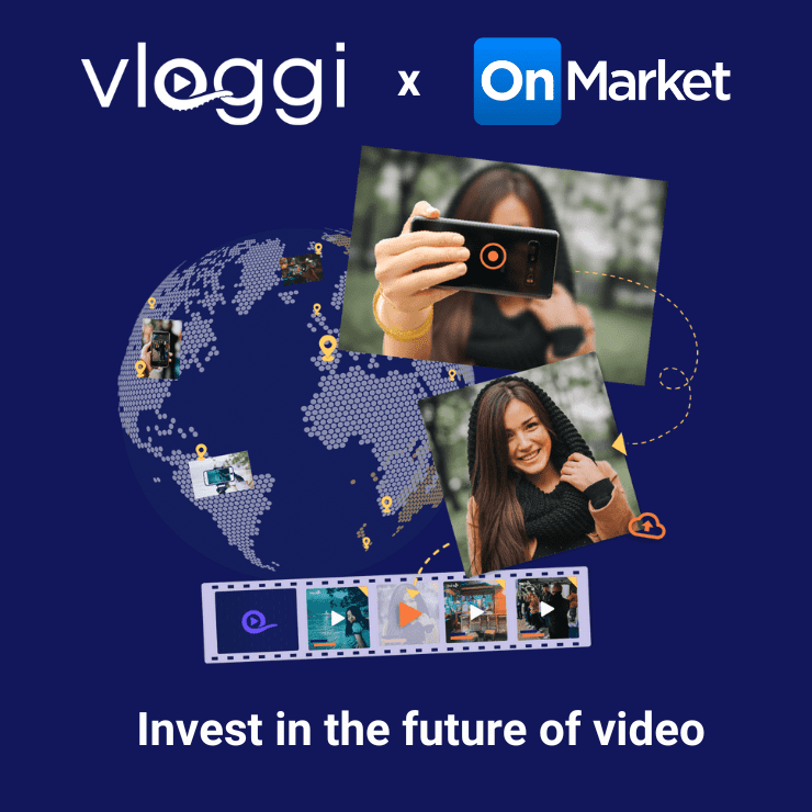 Invest in AI video tools with Vloggi via OnMarket