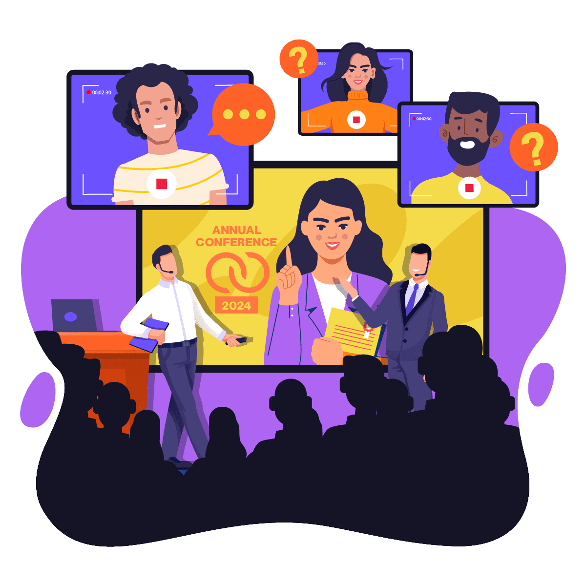 Collect Q&As via video for events with Vloggi