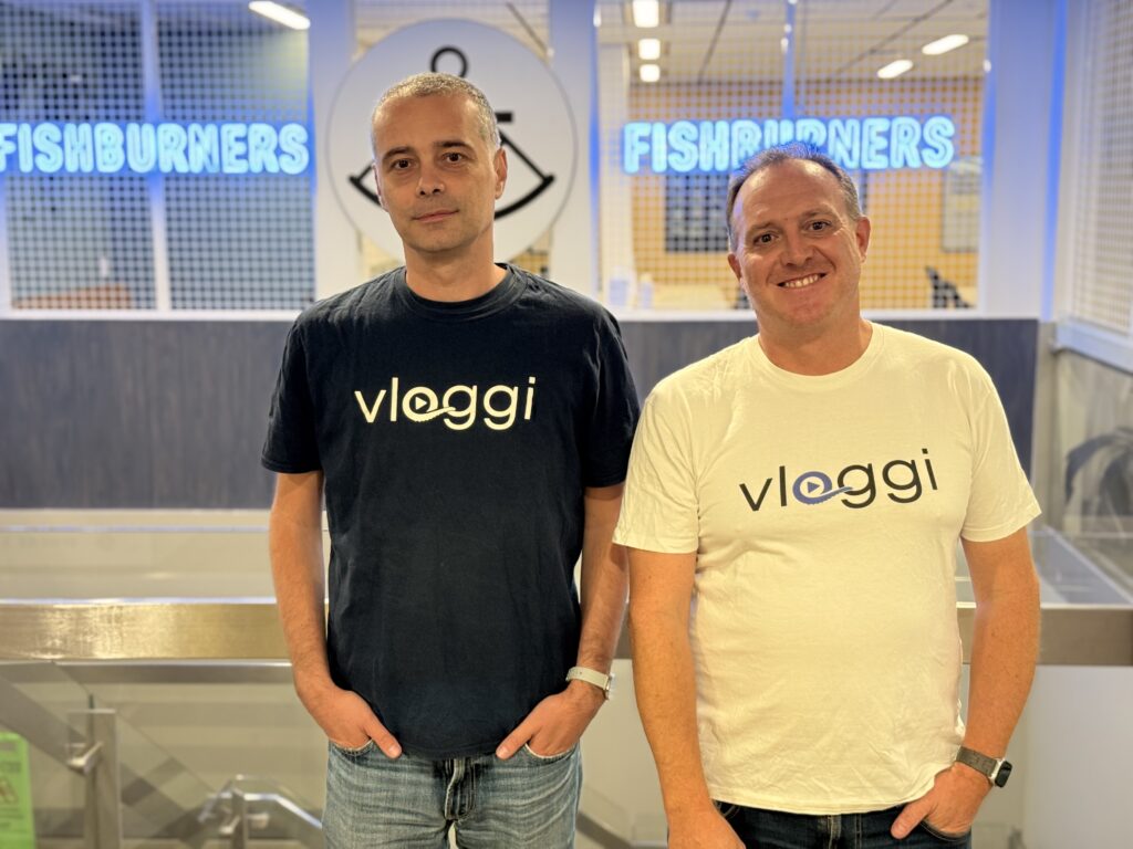Goran and Justin from Vloggi at Fishburners