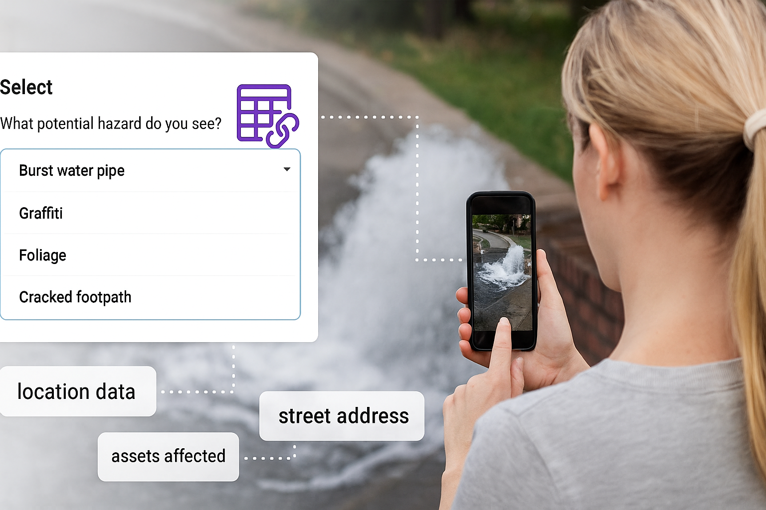 Reporting hazards using human data labeling in Vloggi