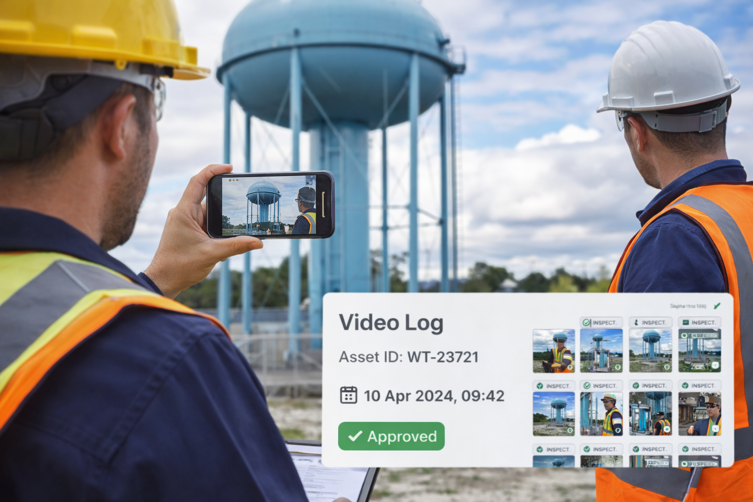 Video log incidents and reports for industry