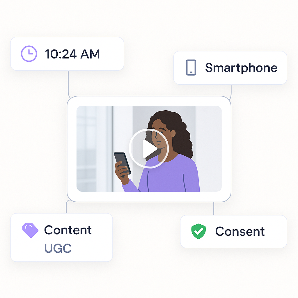 With Vloggi every video submission becomes a video log — not just a file