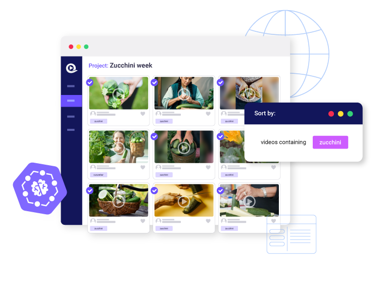 Video contributions for machine-learning workflows
