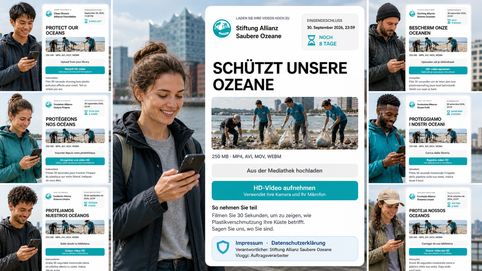 Vloggi jetzt auf Deutsch verfügbar: Plattform für authentische, von Menschen erstellte Videos erweitert Datenschutz, Impressum und mehrsprachige UGC-Wettbewerbe
