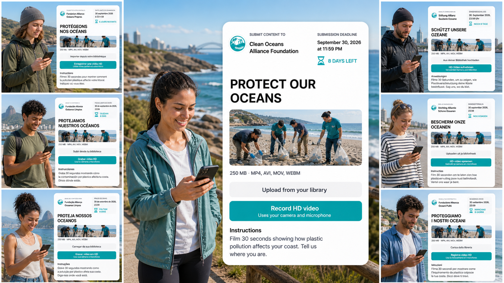 Vloggi is now available in French, Spanish, German, Dutch, Italian and Portuguese