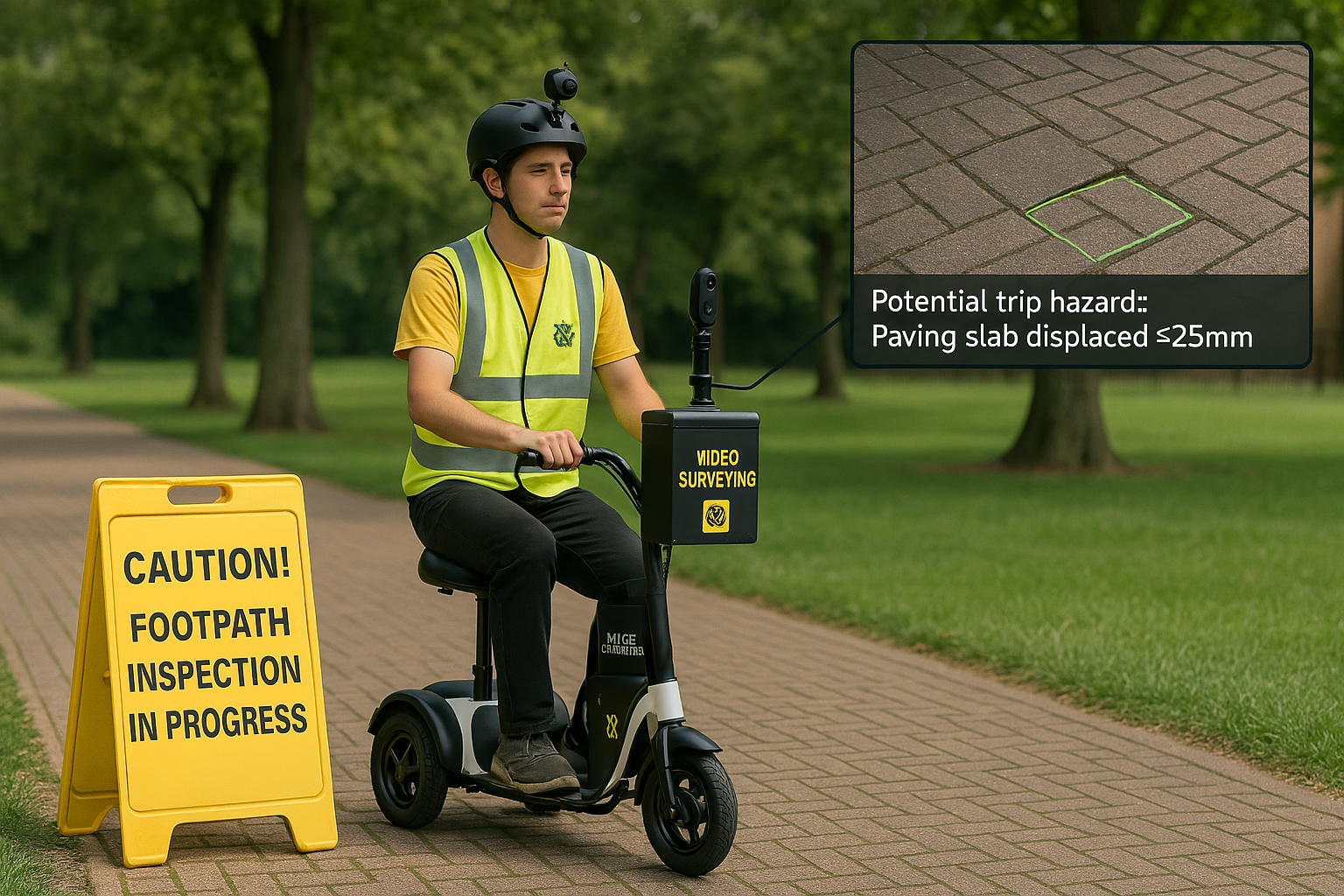 Brimbank concept: mobile camera survey of footpath condition