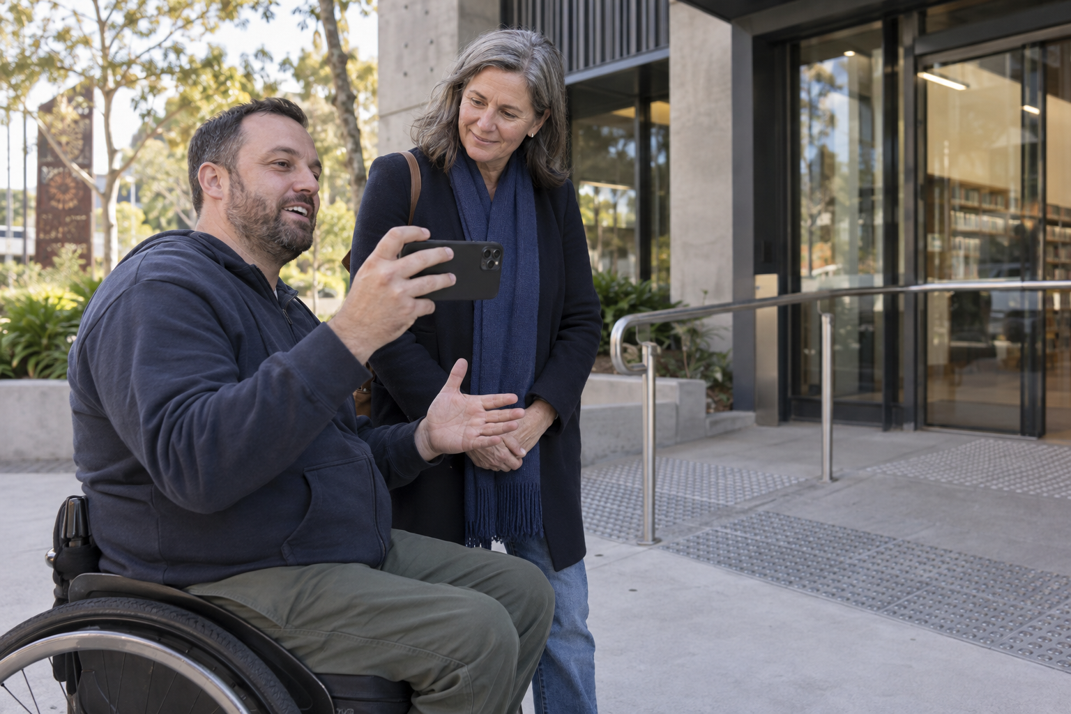 Accessibility feedback — AI-generated illustrative photograph