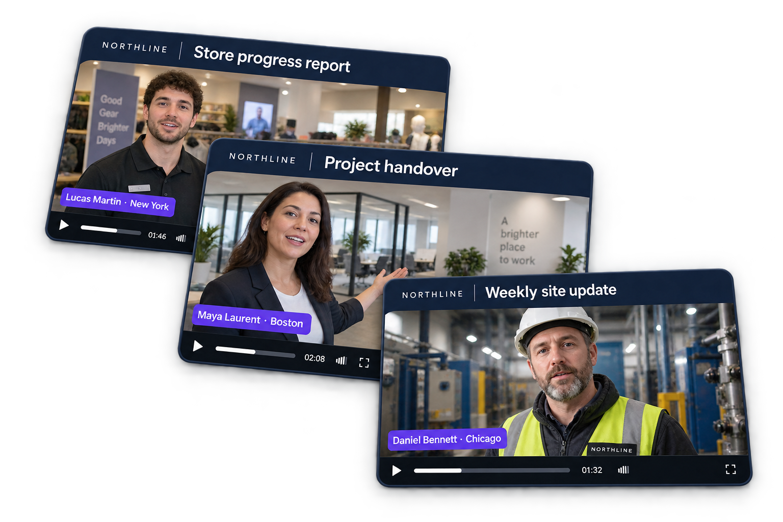 A reusable smart template producing consistent business video outputs