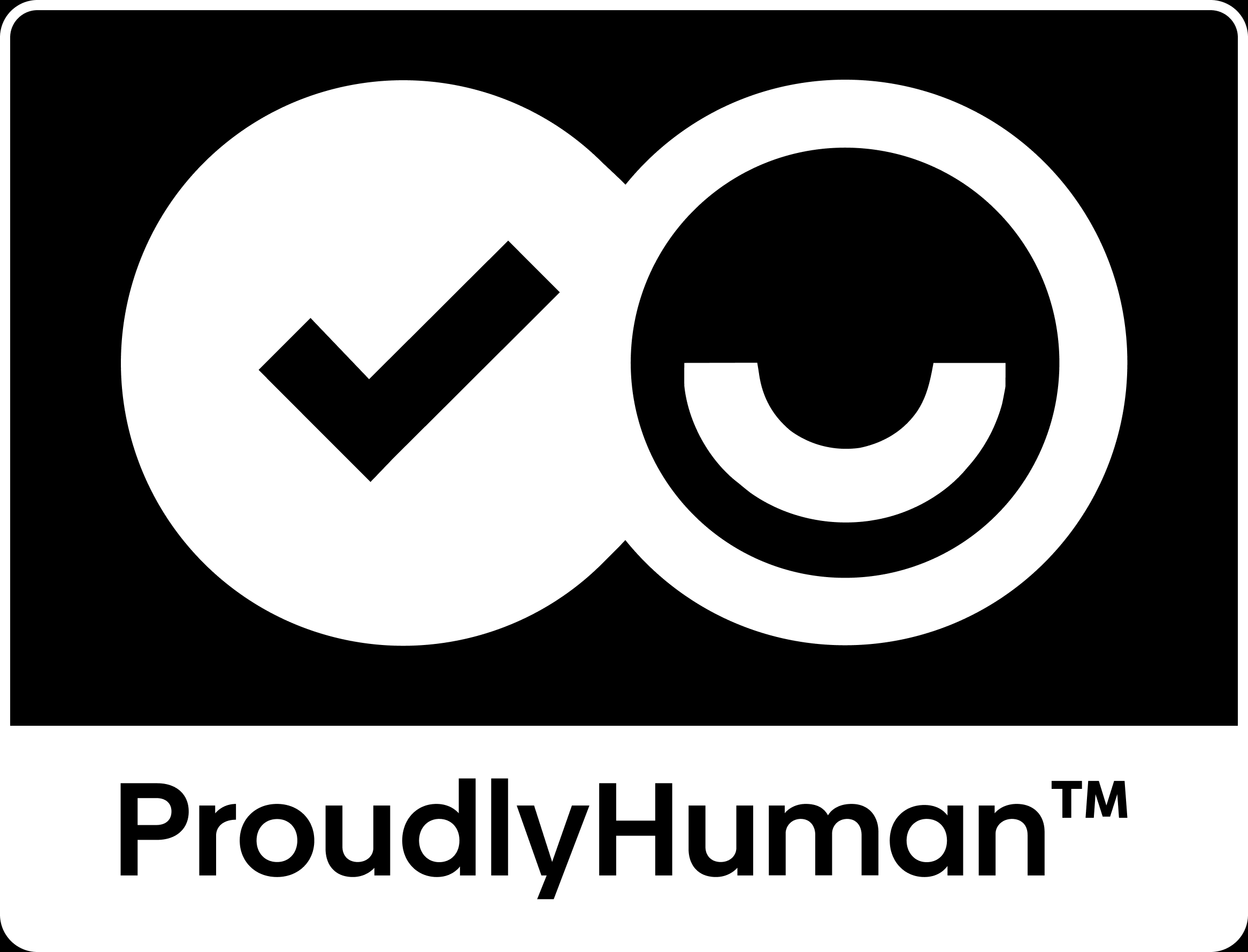 ProudlyHuman™ certified