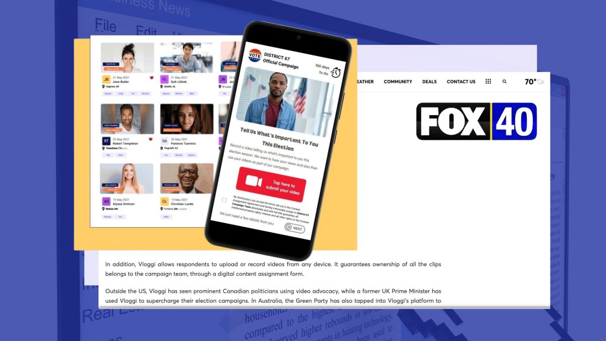 FoxNews on Vloggi video messaging for politics
