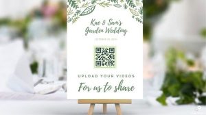 Upload your clips for Kae & Sam's garden wedding
