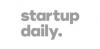 startup daily logo grey