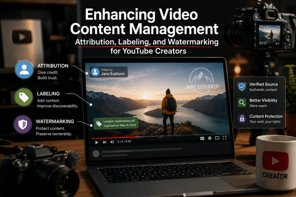 attribution and watermarking are crucial to YouTube