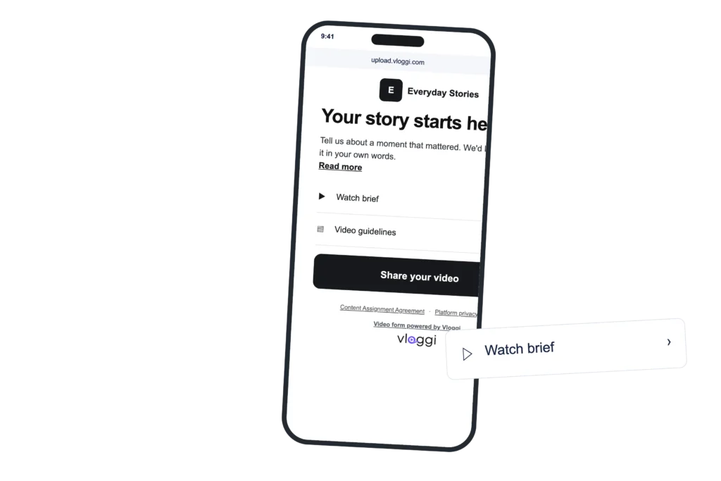 Create a branded call-out — Collect workflow illustration