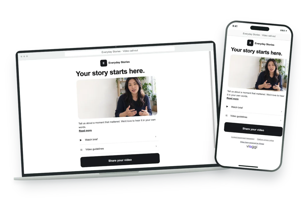 Share, embed or display a QR code — Collect workflow illustration